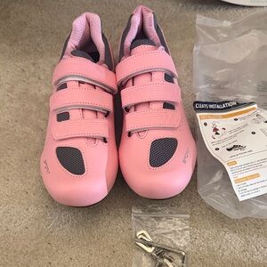 Pink Peleton Shoes